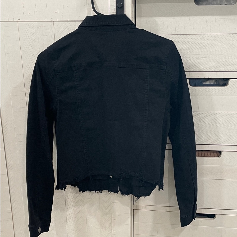 Black Denim Jacket by Risen Los Angeles - Picture 6 of 7